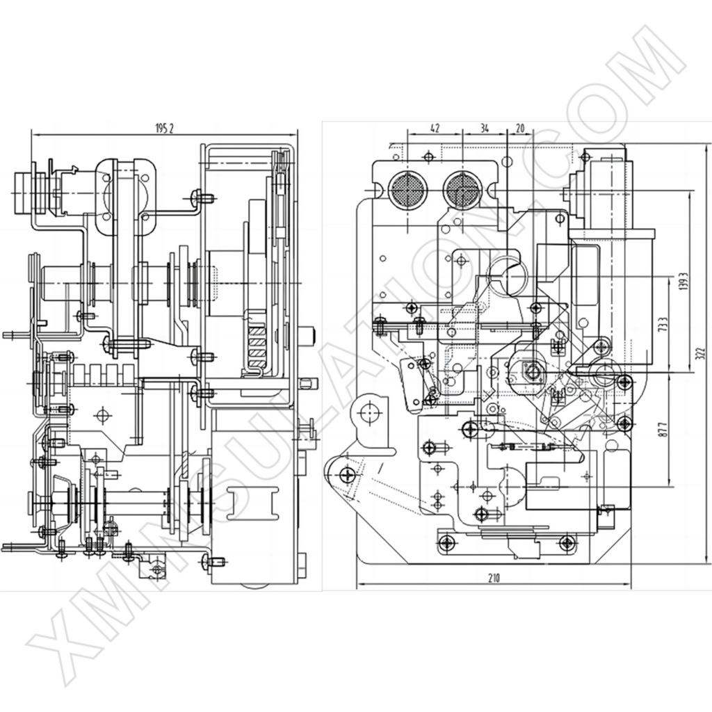 Spring Operating Mechanism-Load Switch Mechanism (Inlet Mechanism ...